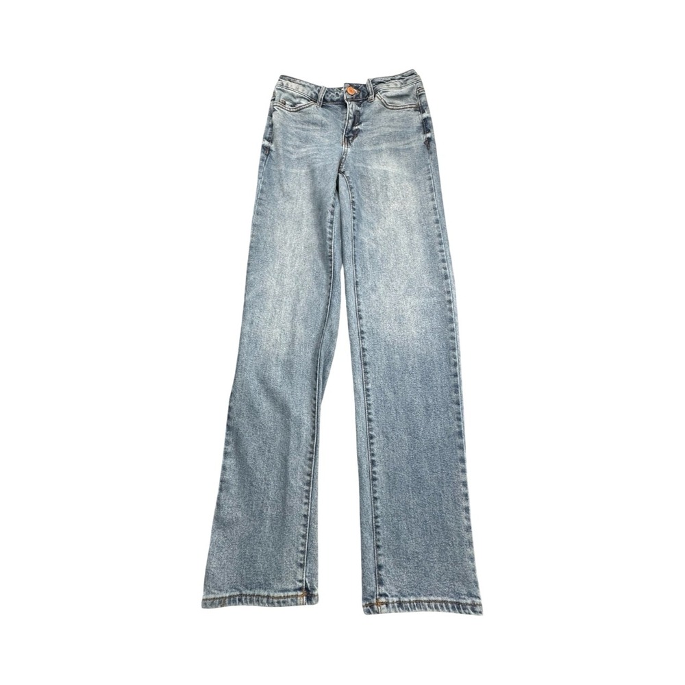 SO‎ Jeans Womens 5/27W Light Blue Wide Leg High Rise Denim Pants JG43D911RW1